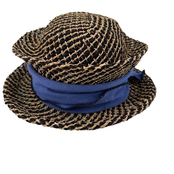 The Hat Junkie Seagrass Straw Hat Cotton Hemp Rose Lavinia Moss retro classic main image 5